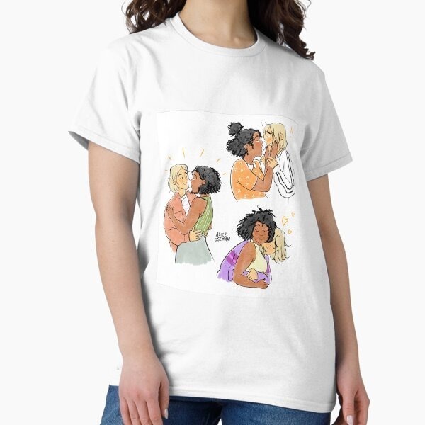 Heartstopper Charlie Spring Nick Nelson Graphic Tee Shirt Rainbow Theme